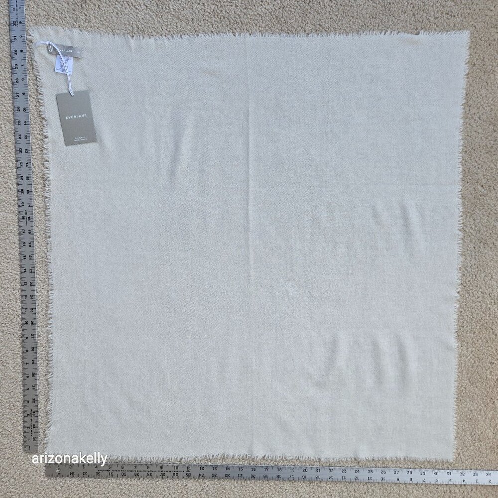 NWT Everlane Cashmere Bandana Bone
